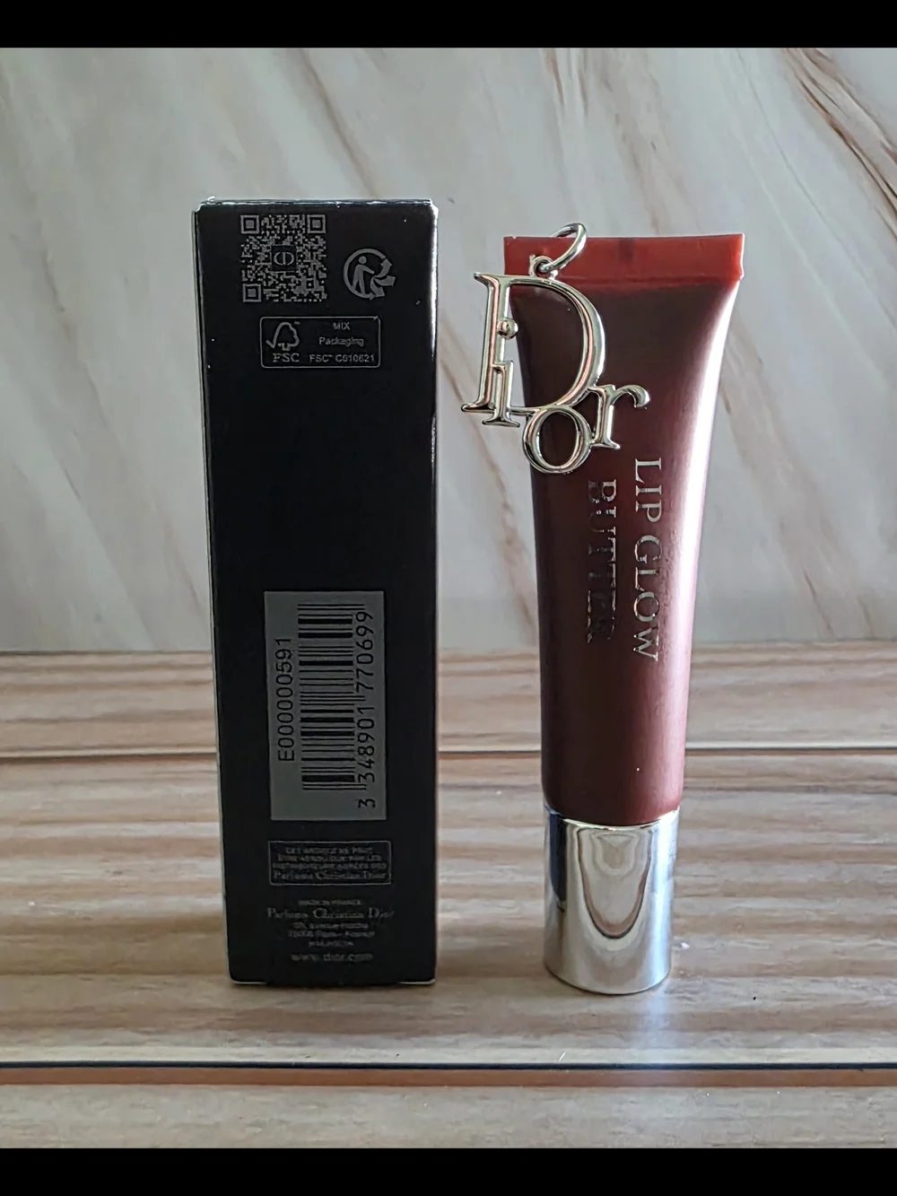 Dior Lip Glow Butter - Shimmery Rose Brown